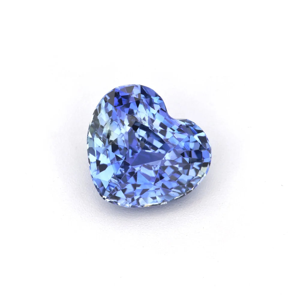 1.60 ct blue heart-shaped sapphire, photo 1 of 3
