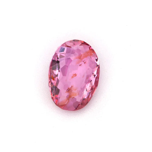1.03 ct orangish pink oval padparadscha sapphire, photo 1 of 2