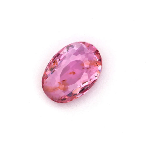 1.03 ct orangish pink oval padparadscha sapphire, photo 2 of 2